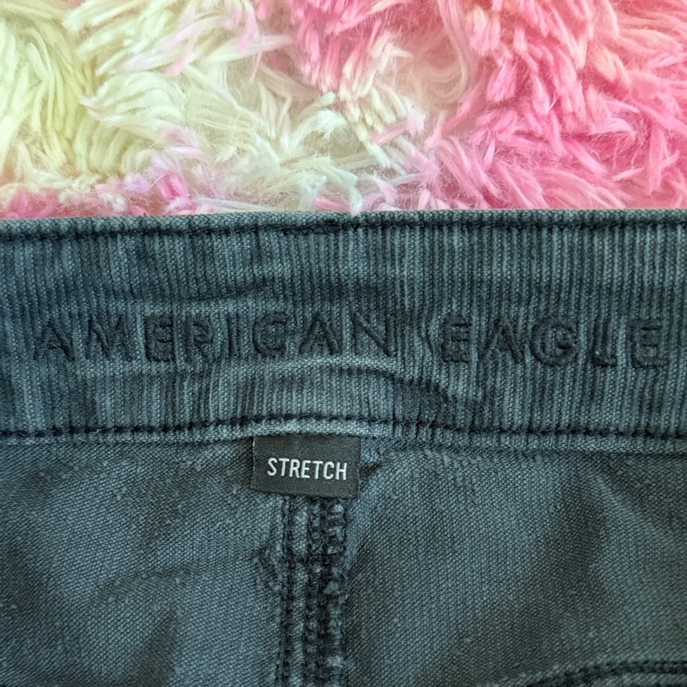American Eagle Outfitters Charcoal Flare stretch Jeans - Picture 2 of 11